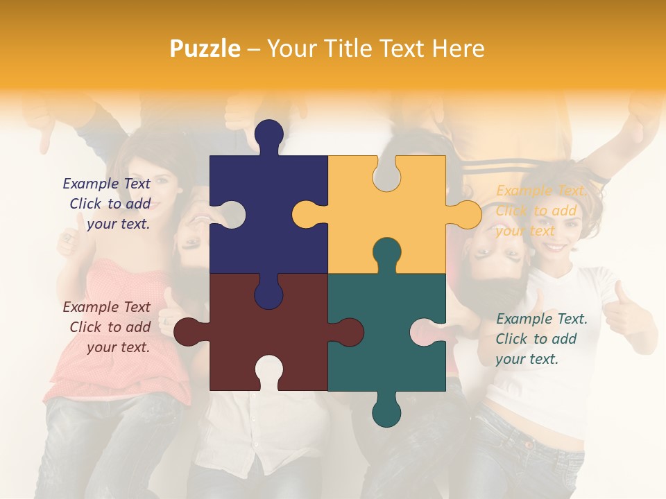 Having Shot Studio Caucasian PowerPoint Template