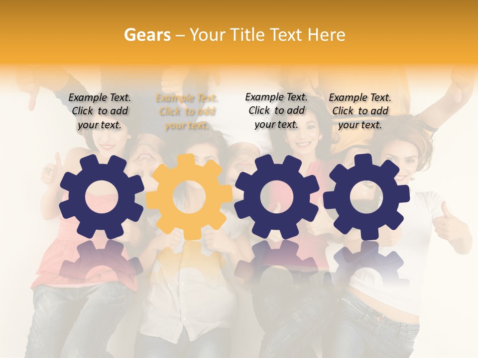 Having Shot Studio Caucasian PowerPoint Template