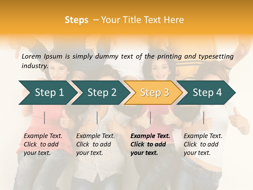 Having Shot Studio Caucasian PowerPoint Template