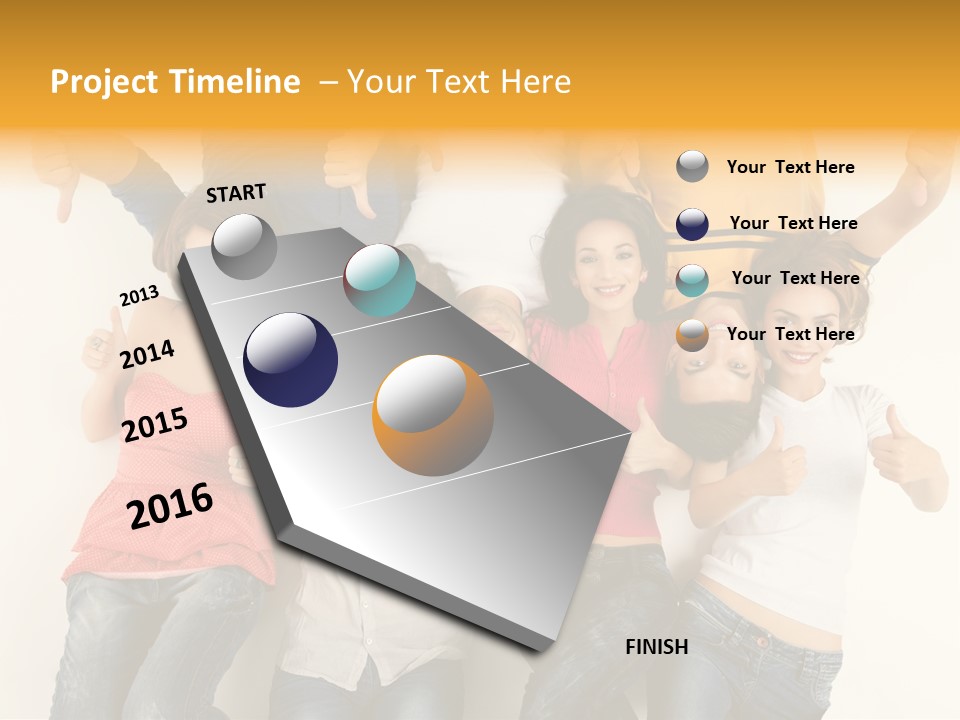 Having Shot Studio Caucasian PowerPoint Template