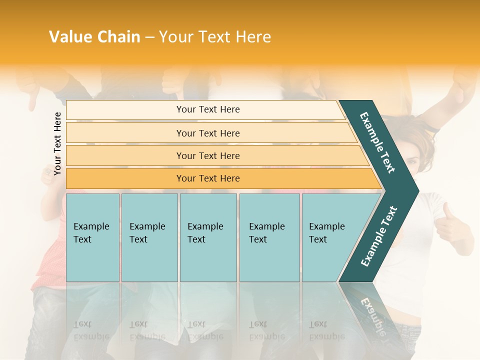 Having Shot Studio Caucasian PowerPoint Template