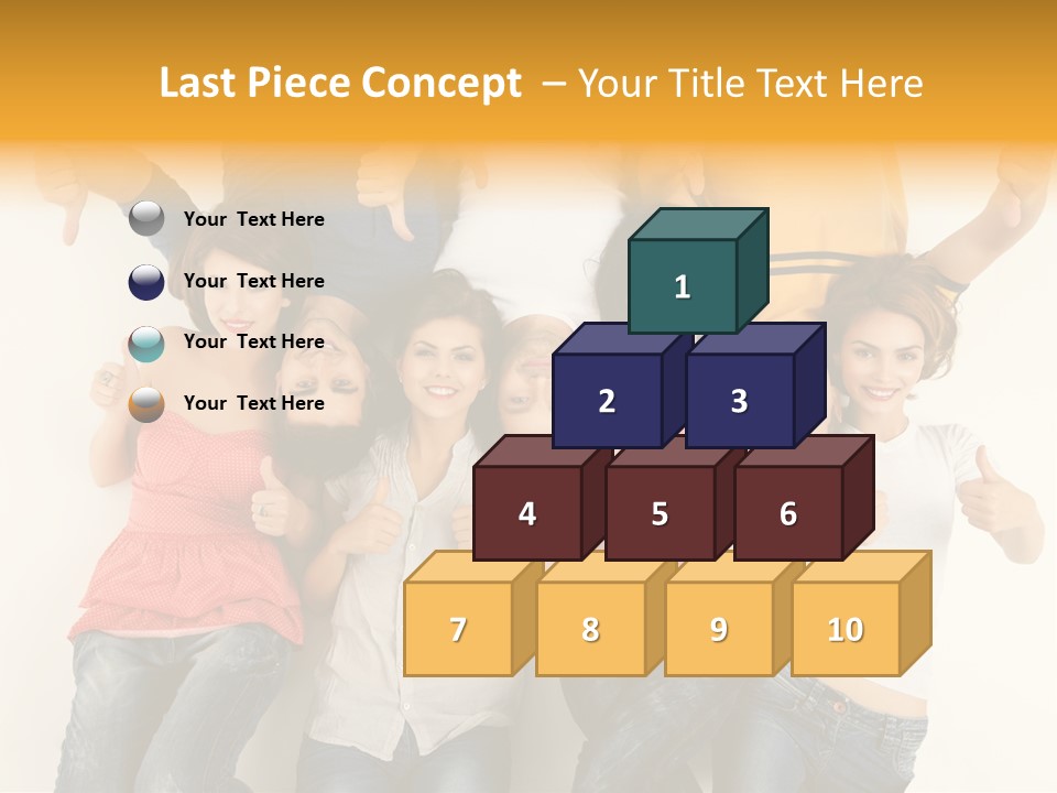 Having Shot Studio Caucasian PowerPoint Template