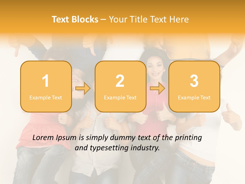 Having Shot Studio Caucasian PowerPoint Template