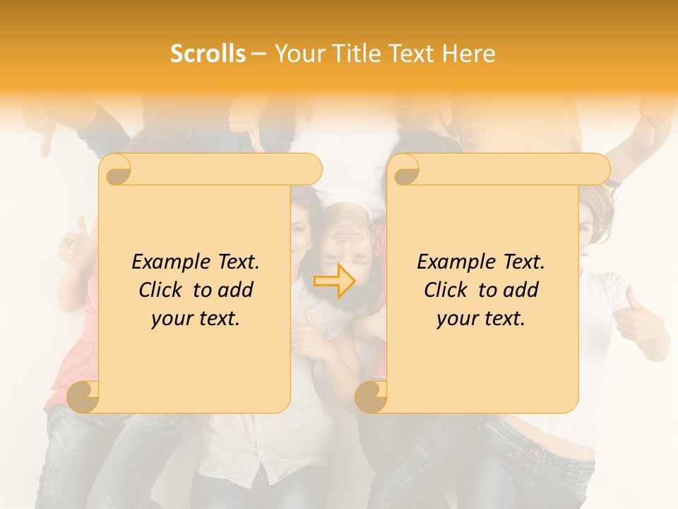 Having Shot Studio Caucasian PowerPoint Template