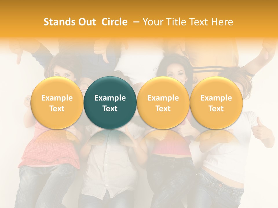 Having Shot Studio Caucasian PowerPoint Template