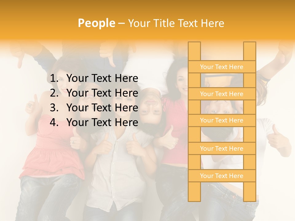 Having Shot Studio Caucasian PowerPoint Template