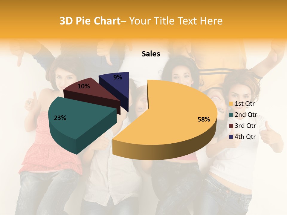 Having Shot Studio Caucasian PowerPoint Template