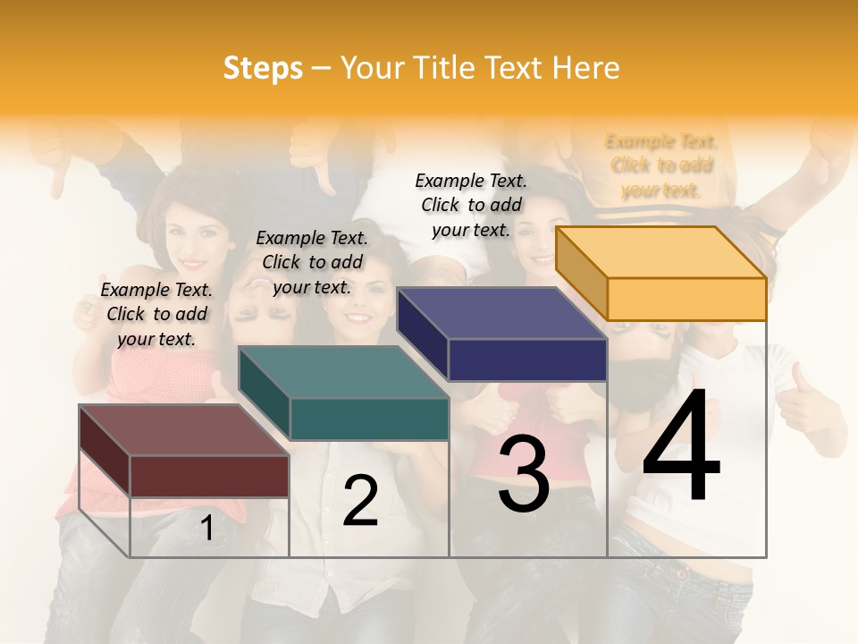 Having Shot Studio Caucasian PowerPoint Template
