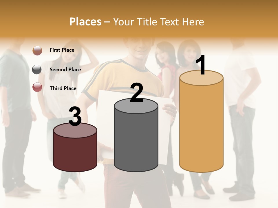 Handsome Advertising Team PowerPoint Template