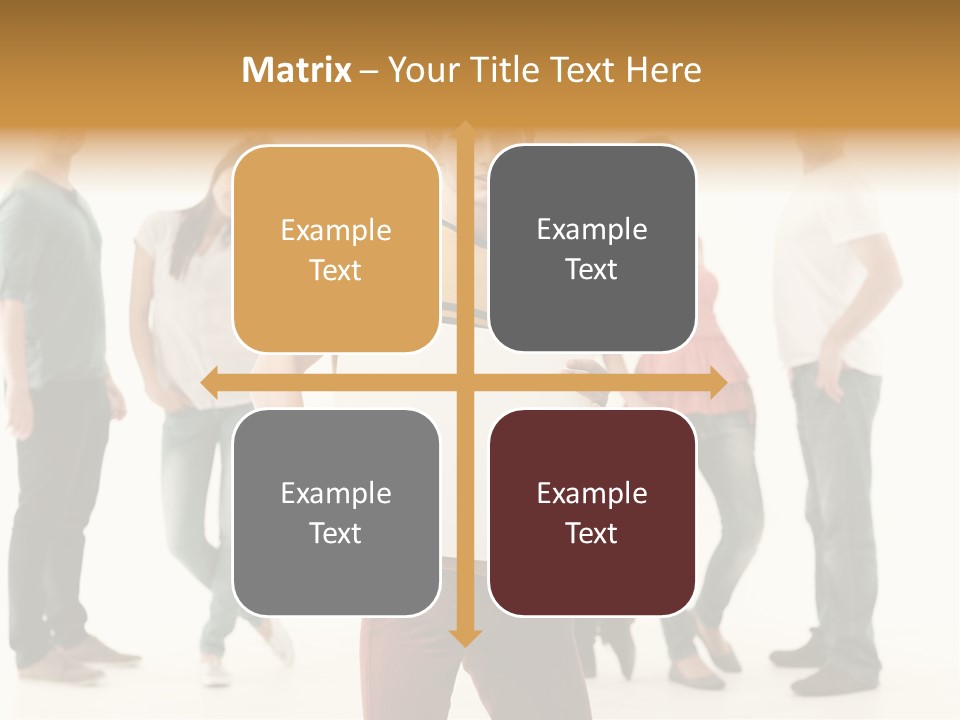 Handsome Advertising Team PowerPoint Template