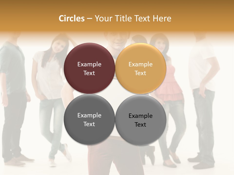 Handsome Advertising Team PowerPoint Template