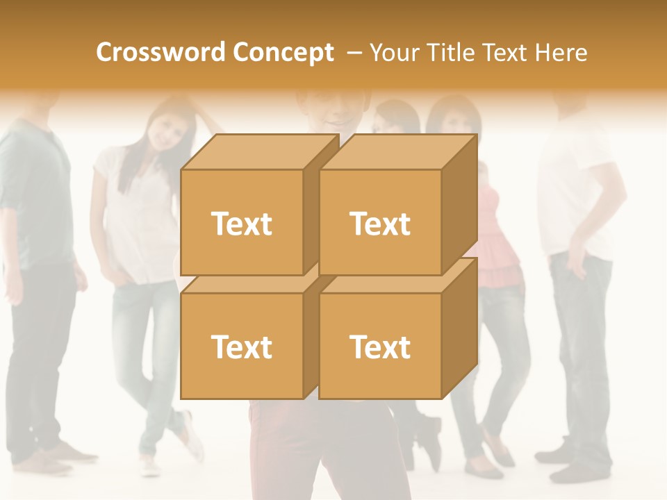 Handsome Advertising Team PowerPoint Template