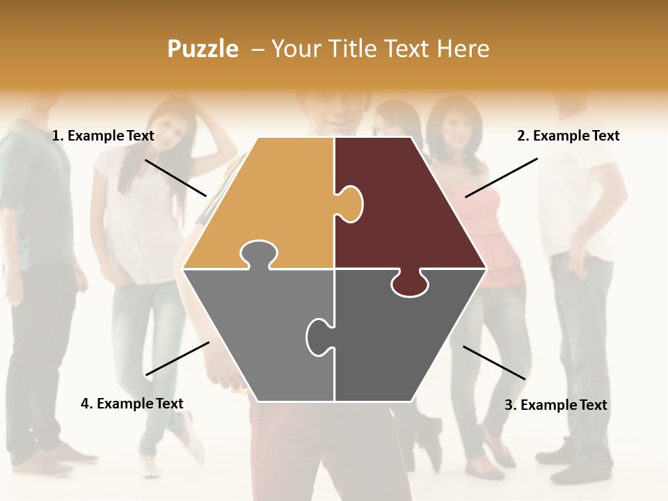 Handsome Advertising Team PowerPoint Template