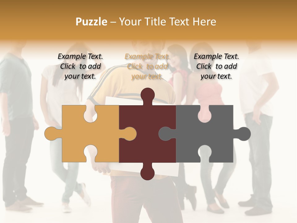 Handsome Advertising Team PowerPoint Template