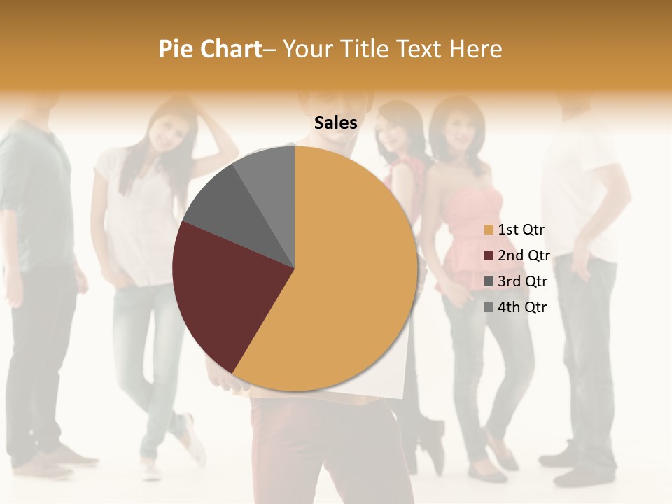 Handsome Advertising Team PowerPoint Template