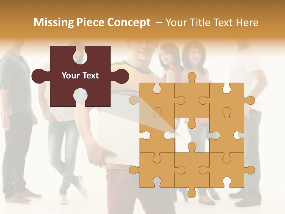 Handsome Advertising Team PowerPoint Template