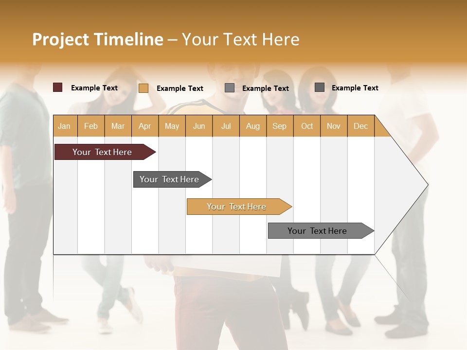 Handsome Advertising Team PowerPoint Template