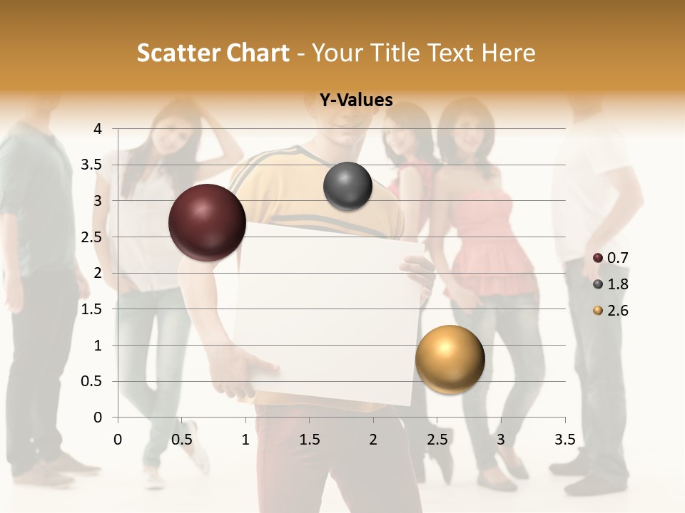 Handsome Advertising Team PowerPoint Template