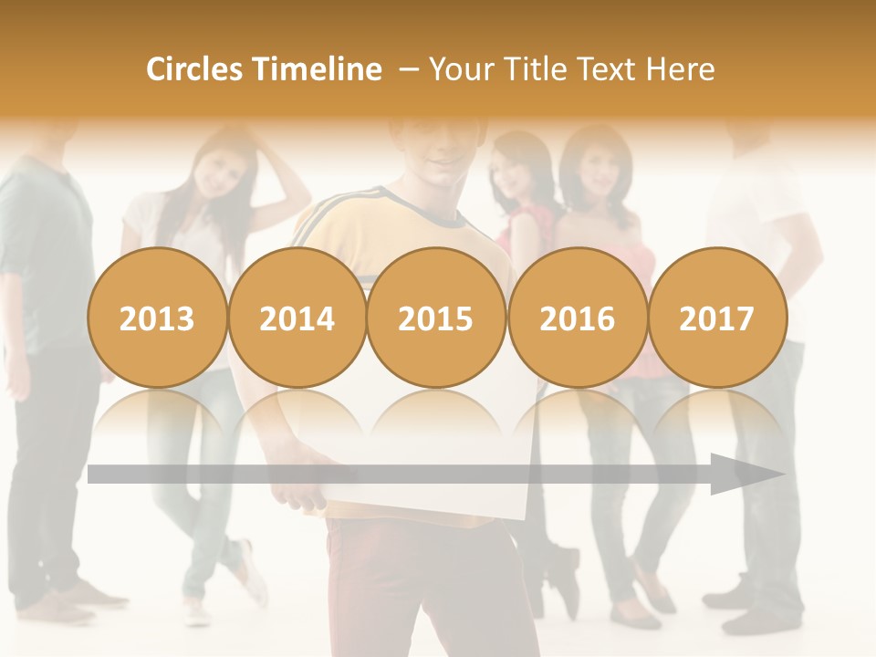 Handsome Advertising Team PowerPoint Template