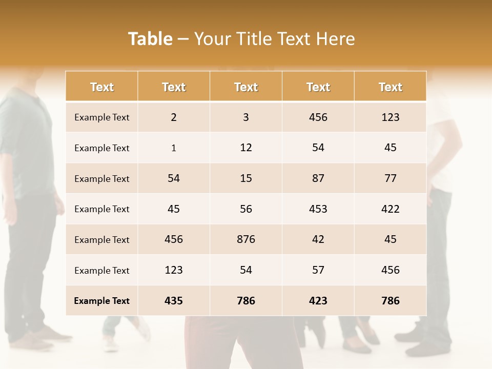 Handsome Advertising Team PowerPoint Template