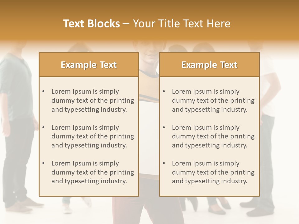 Handsome Advertising Team PowerPoint Template