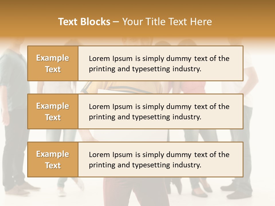 Handsome Advertising Team PowerPoint Template