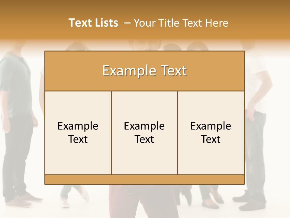 Handsome Advertising Team PowerPoint Template