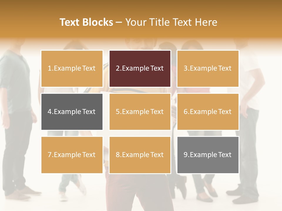 Handsome Advertising Team PowerPoint Template