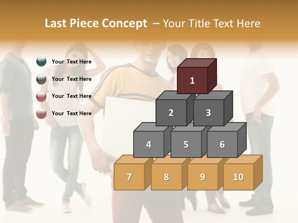 Handsome Advertising Team PowerPoint Template