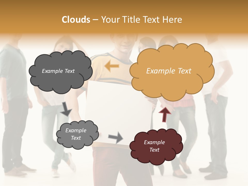 Handsome Advertising Team PowerPoint Template