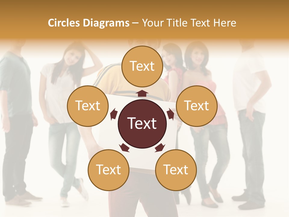 Handsome Advertising Team PowerPoint Template