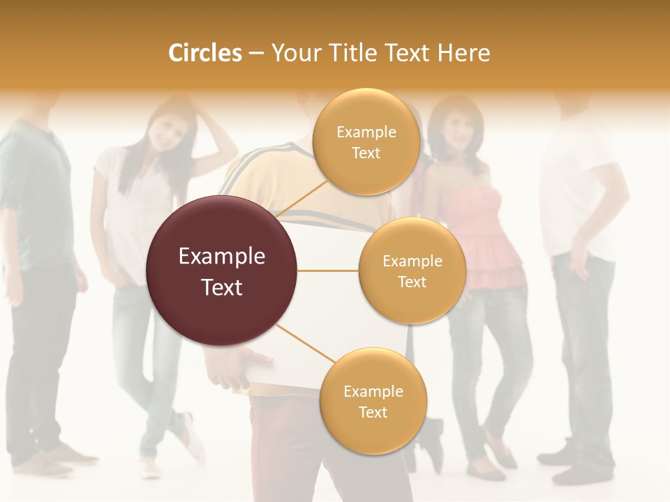 Handsome Advertising Team PowerPoint Template