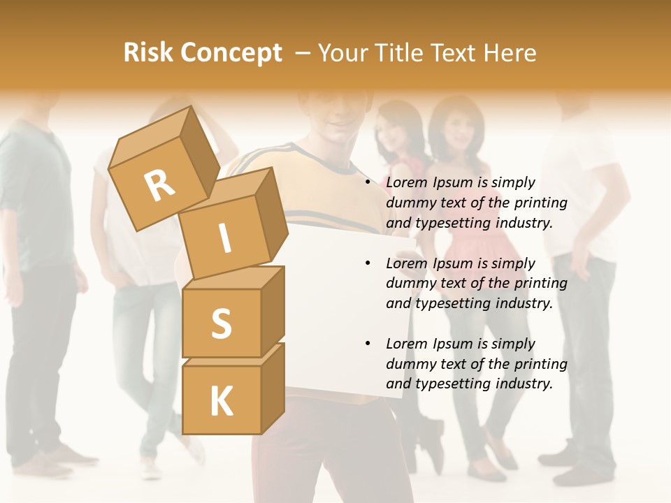 Handsome Advertising Team PowerPoint Template