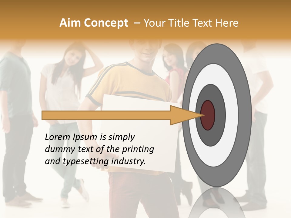 Handsome Advertising Team PowerPoint Template