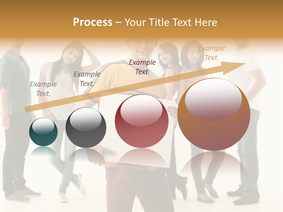 Handsome Advertising Team PowerPoint Template