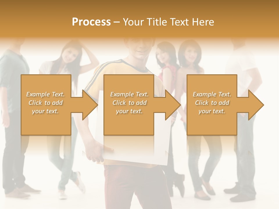 Handsome Advertising Team PowerPoint Template