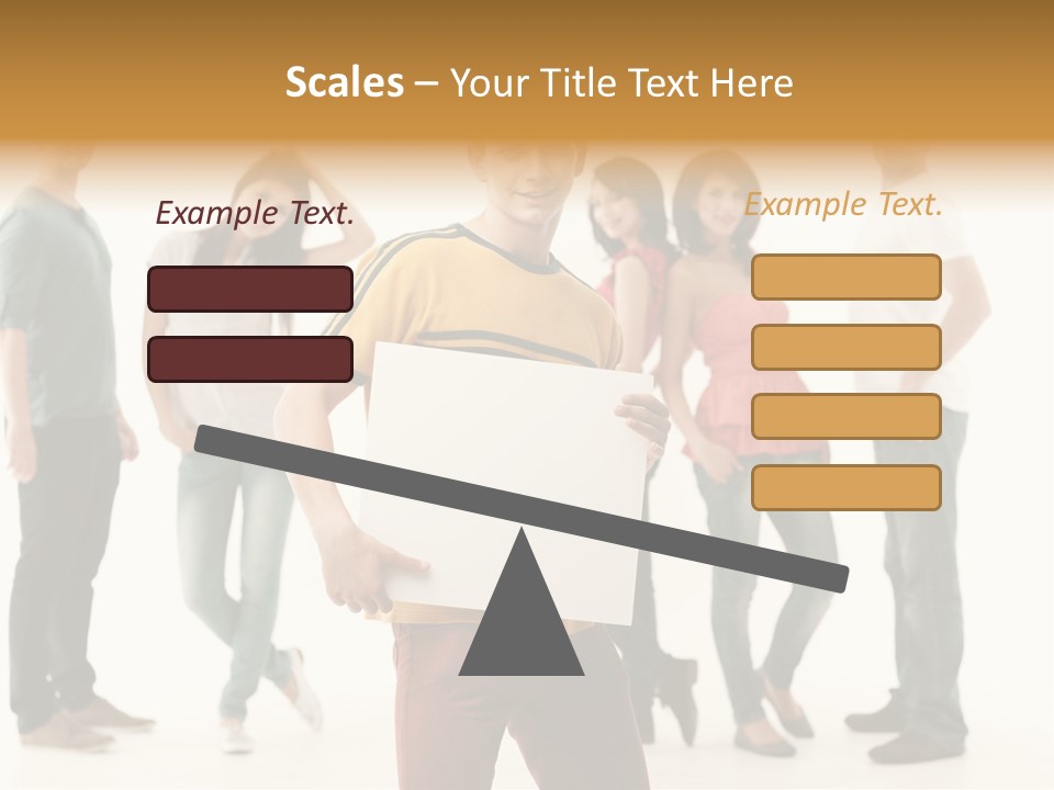 Handsome Advertising Team PowerPoint Template