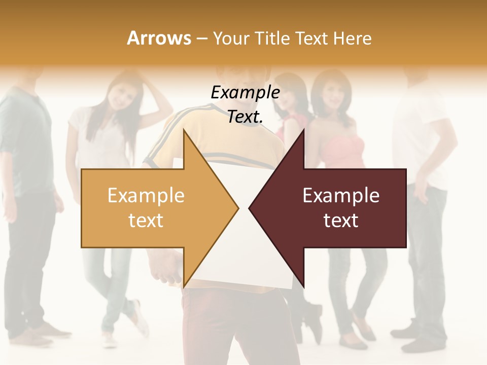 Handsome Advertising Team PowerPoint Template