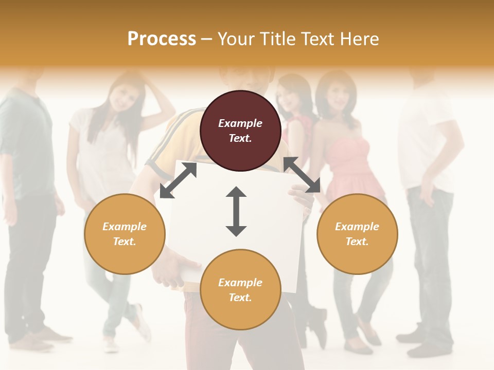 Handsome Advertising Team PowerPoint Template