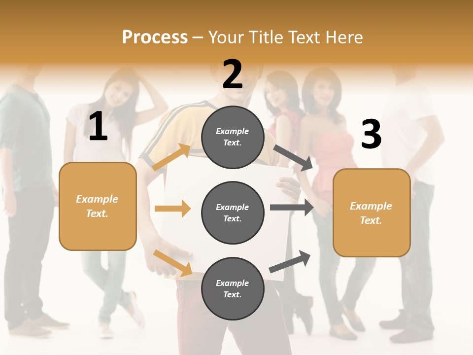Handsome Advertising Team PowerPoint Template