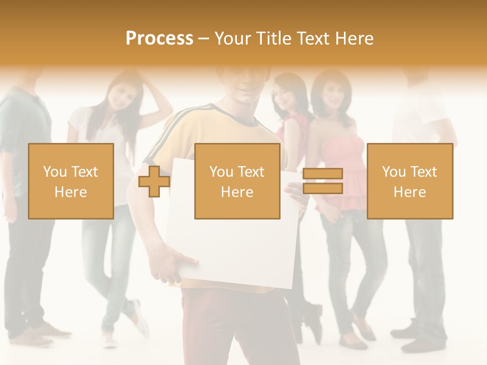 Handsome Advertising Team PowerPoint Template