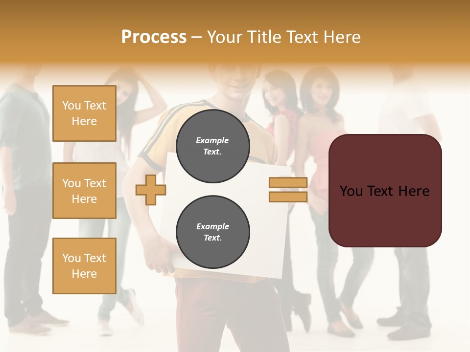 Handsome Advertising Team PowerPoint Template