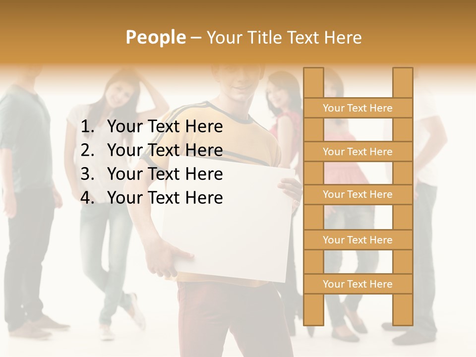 Handsome Advertising Team PowerPoint Template