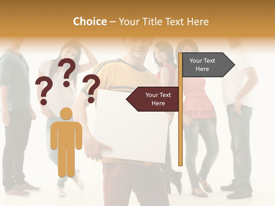 Handsome Advertising Team PowerPoint Template