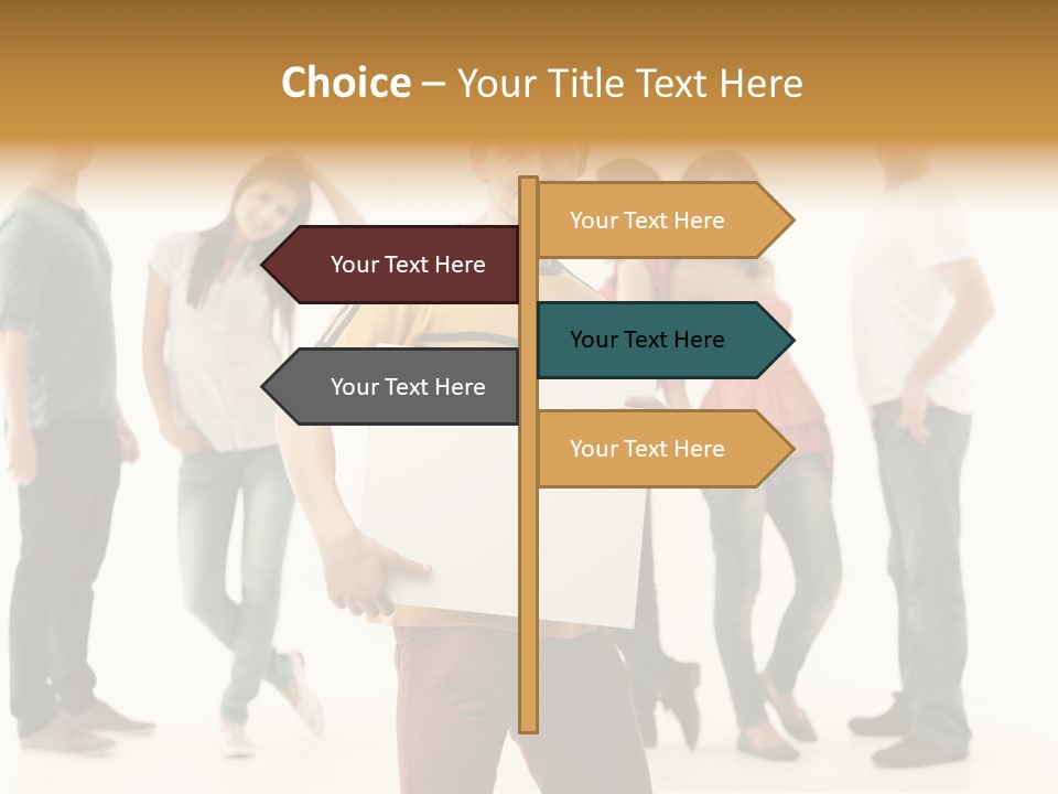 Handsome Advertising Team PowerPoint Template