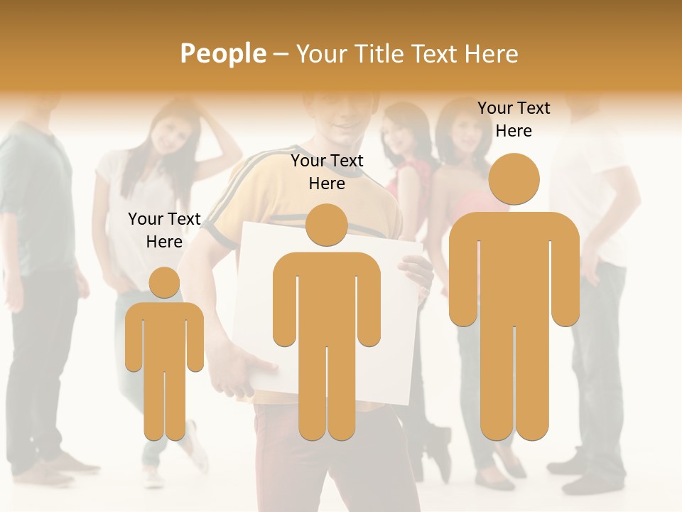 Handsome Advertising Team PowerPoint Template