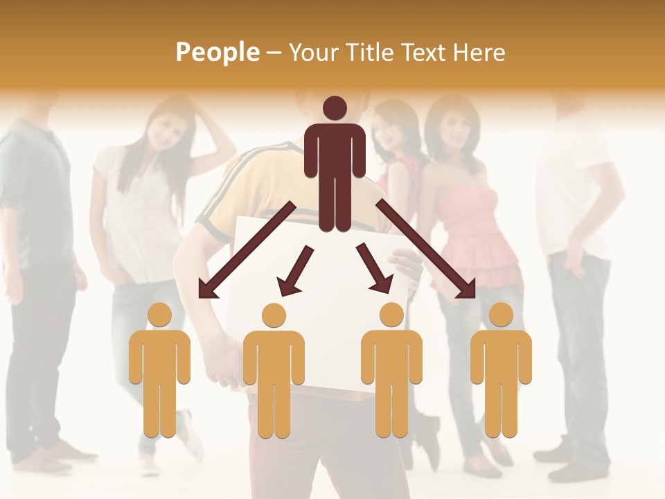 Handsome Advertising Team PowerPoint Template