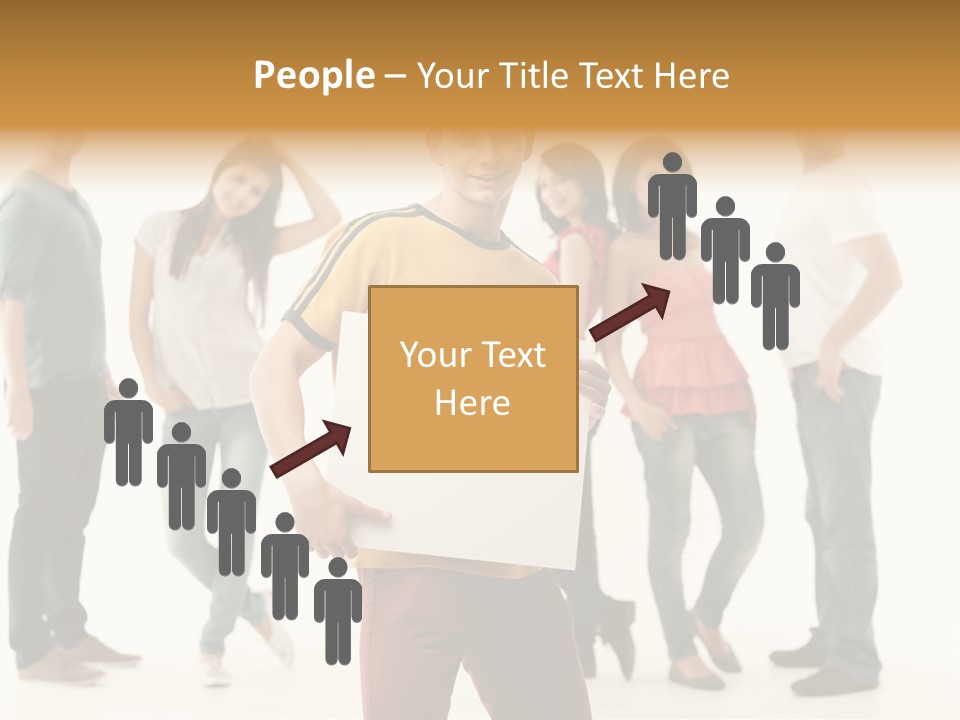 Handsome Advertising Team PowerPoint Template