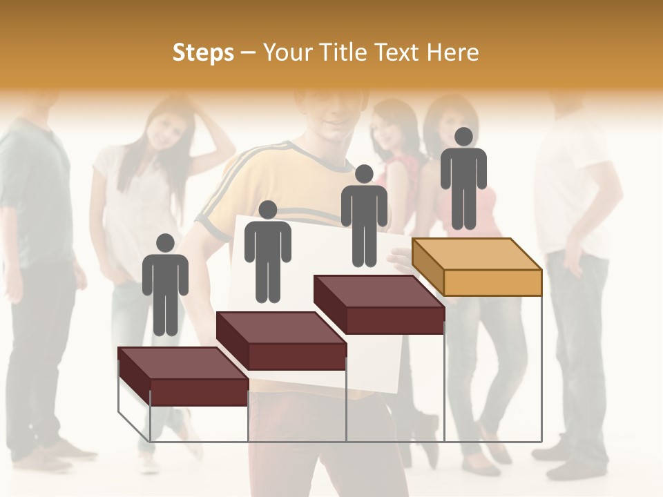 Handsome Advertising Team PowerPoint Template