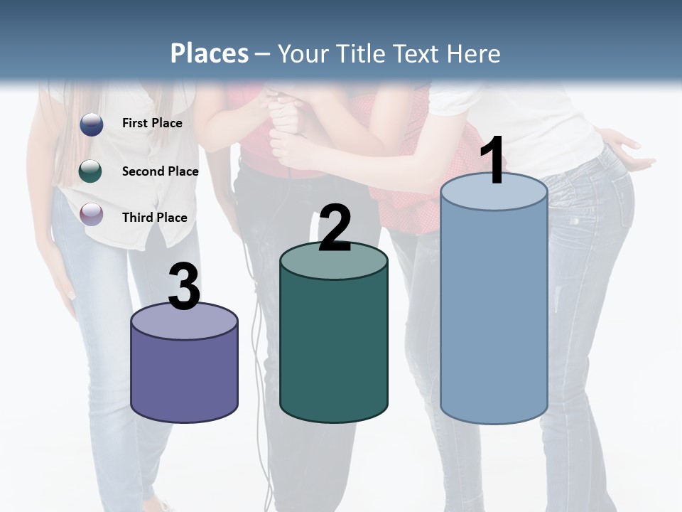 Colorful Many Young PowerPoint Template